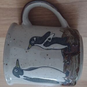 Otagiri Penguin 10 Oz. Stoneware Mug Crafted In Japan Vintage